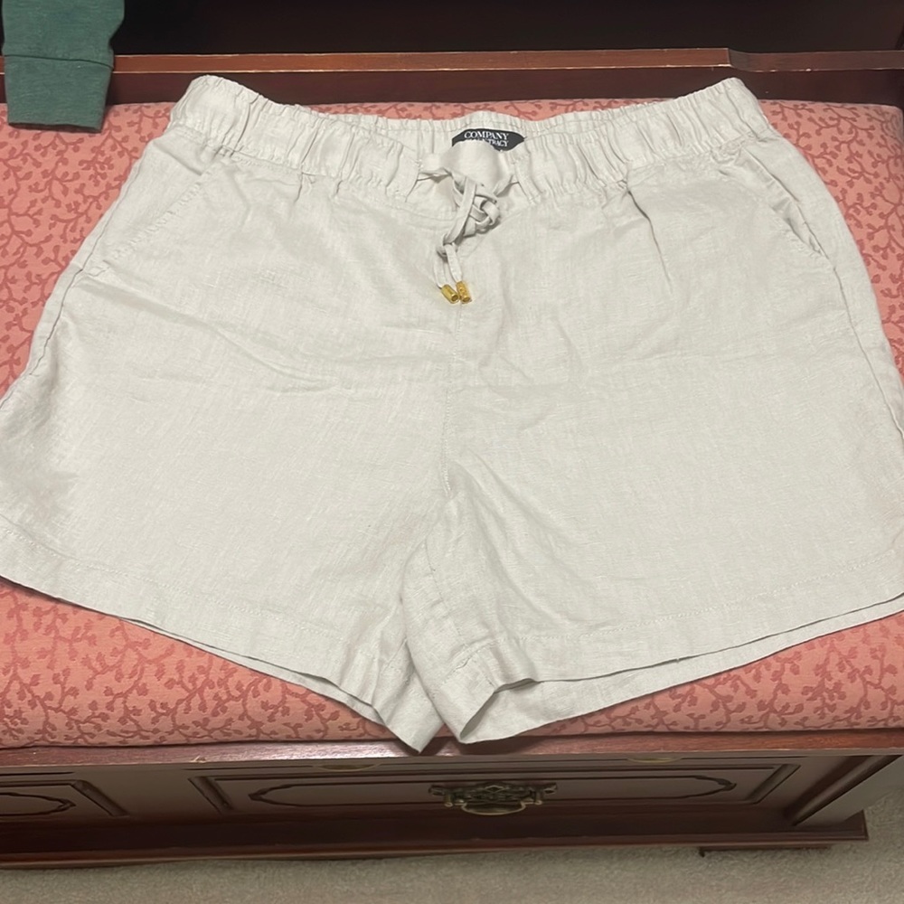 Ellen Tracy women’s size Large linen shorts